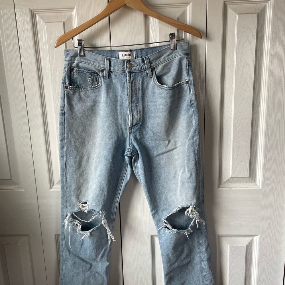 Agolde Riley cropped jeans - Picture 2 of 5